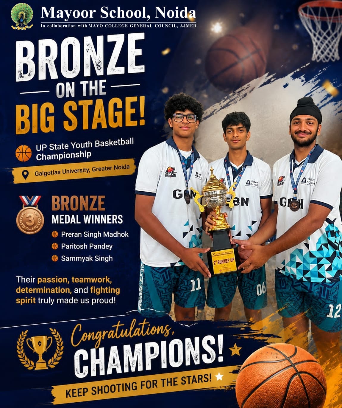 BRONZE ON THE BIG STAGE!